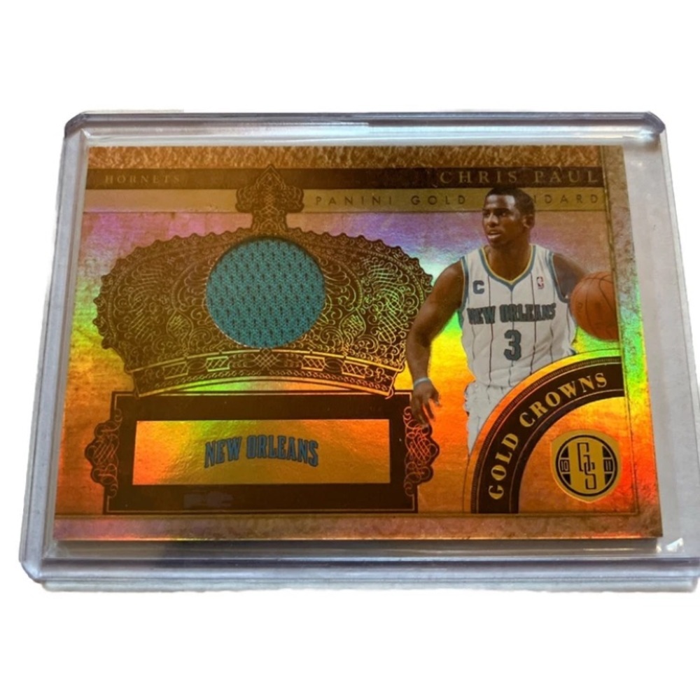 2011 Panini Gold Crowns Chris Paul New Orleans Hornets /249 Jersey Card Holo